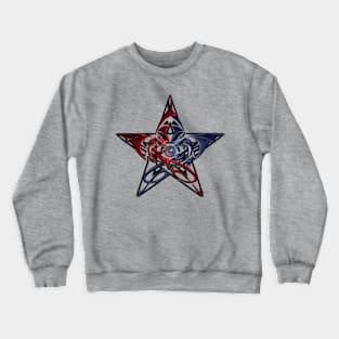 Pentagram Dragons Fighting Crewneck Sweatshirt